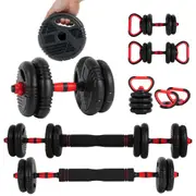 Yopower Adjustable Dumbbells Set, 15KG Exercise Fitness Equipment for Gym Equipment Home Workout