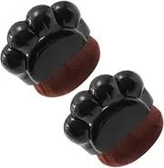 [OSOLADY] Flat Top Foundation Brush Cat Paw Makeup Brush Soft Bristles Ideal for Liquid Foundation Natural Finish