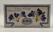 Crabtree & Evelyn Vintage Freesia Soap Set of 3 Bars. x 3.5 Oz RARE New