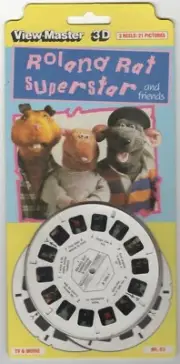 Roland Rat Superstar 1984 View-Master Packet Sealed SIGNED by David Burder