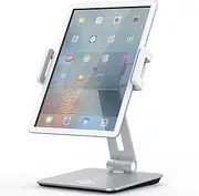 Tablet Stand Holder, KABCON Tightness Adjustable Multi-Angle Foldable Eye-Level Aluminum Solid Tablets Stands Dock for 7''-13''Tablets/Phone, iPad Series,Samsung Galaxy Tabs,Kindle Fire,Etc.