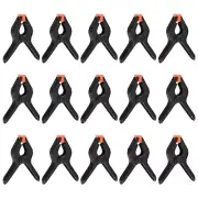 15Pcs Plastic Spring Clamps Heavy Clip 4.5" Professional Muslin Clamp