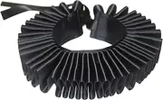 Stxdynjy Ruffled Neck Clown Choker for Halloween Cosplay - Black
