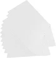 Tofficu 30 Sheets of Versatile Printing Vellum Paper Sticker Printer Paper Glossy Vinyl for Labeling Packaging