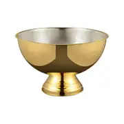 D-STILL Champagne Bowl 395 x 250mm Gold Plated - Single
