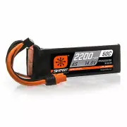 14.8V 2200mAh 4S 50C Smart LiPo Battery: IC3 SPMX22004S50 Spektrum