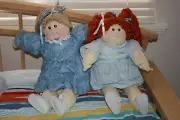Xavier Roberts autographed, Two female Vintage 1986 Coleco Cabbage Patch Dolls