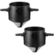 Portable Foldable Coffee Filter Stainless Steel EasyCleansReusable Coffee Funnel
