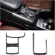 Carbon Fiber Center Console Gear Shift Mode Button Frame Cover Compatible with Mercedes-Benz G Class W463 2012-2018
