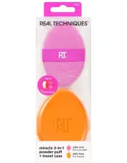 Real Techniques Miracle 2-In-1 Powder Puff + Travel Case