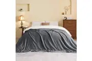 Linenova Sherpa Flannel Fleece Blanket