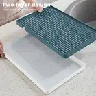 Fast Draining Sink Drainer Efficient Tray for Kitchen Sinks Double-layer