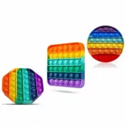 Push Pop Bubble Fidget Sensory Shapes (Octagon, Square, Circle)