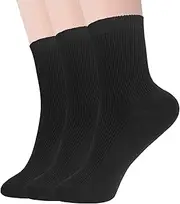 [Joyingtwo] Womens Cotton Bootie Socks Thin Casual Athletic Aesthetic Socks Above Ankle Ribbed Socks for Women