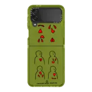 Galaxy Z Flip4 Impact Case heart renew (galaxy Z flip 3 phone)