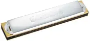 TOMBO Double tone harmonica octave 21 holes 9521A