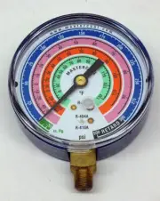 Mastercool 57501 HVAC Refrigeration Manifold Low Side Gauge R410A R404A R22