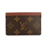 Nagoya Louis Vuitton Card Case Porte Carte Sample M61733 Monogram Brown Leather