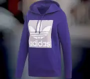 adidas Women's Trefoil Hooded Sweatshirts EH5554 SIZE XS #sec-A2
