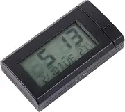 1Pc High Precision Car Dashboard Clock Digital Temperature for Vehicles Easy Install Electronic Clock Durable Car Accessory for Home and Office Use