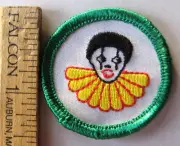 Girl Scout Junior CLOWNING & MIME BADGE Council Own Clown Patch Acting NJ