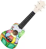 HAMPPLIES 1 Set DIY Ukulele Assembly Kit for Handmade Wooden Guitar Model with Educational Craft Accessories for Music Training and Creative Play