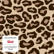 SISER EasyPattern 'Leopard Tan' Heat Transfer Vinyl 12"x12" to 10yards