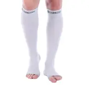 Doc Miller Open Toe Ankle Socks Compression 15-20 mmHg Recovery Varicose Veins