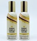 2 Bath & Body Works WARM VANILLA SUGAR Room Spray Perfume Mini 1.5 oz