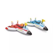 Intex 117cm Inflatable Water Gun Plane Ride-On/Float w/Handle Pool/Beach Toy Ast