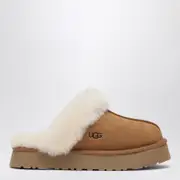 [UGG] Disquette chestnut eather slip-ons 8 US Brown