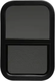 ToughGrade Vertical Sliding Black RV Window 18" X 35" X 1-1/2"