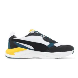 Puma 休閒鞋 X-Ray Speed Lite 男鞋 白 黑 拼接 皮革 網布 緩震 運動鞋 38463944