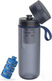 Philips Water Gozero Active Bpa-Free Water Bottle with Fitness Tap Water Filt...