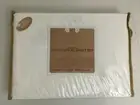 Sheet Set Twin XL 300 Thread Count Flat Sheet Fitted Sheet 2 Pillowcases White