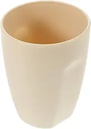 HAKIDZEL Mouthwash Cup Toothbrushes Tooth Brush Bathroom Tumbler Stone Toothbrush Holder Bathroom Cup Holder Snack Cups Open Cup Trainer Reusable Cup Beige Plastic re-usable