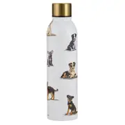Ashdene Puppy Love Puppies Drink Bottle 24.5cm Travel Water Container White