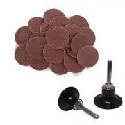 150 - 2" Roloc A/O Quick Change Sanding Disc 24 36 40 60 80 120 Grit & Mandrel