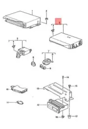 Genuine PORSCHE 911 Carrera 996 Control Unit For Central Locking 996618260GX
