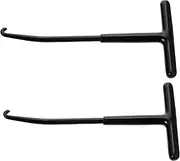 Motorcycle Spring Hook T-Hook 2pcs Set for Tailpipe Compact and Easy to Carry