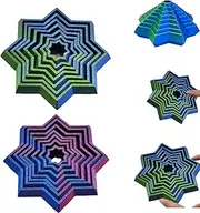 Pack of 2 Fractal Fidget Hexagon, 2025 Hexagon Spiral Toy, Adult Sensory Toy, Stress Relief Toy, Anxiety Toy, Fidget Toy