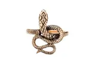 Iduna Snakes Ring Bronze Symbol Jewelry - Size 60 New