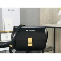 在飛比找蝦皮購物優惠-二手CELINE Classic Box 黑色 單肩斜挎包