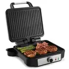 Panini Press Sandwich Maker, 4 Slices Panini Grill Non-Stick Coated Plates, P...