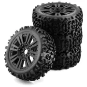 4PCS 1/8 Off-Road Car Buggy Wheels Tires 120Mm Rubber Rocks Tyres for Redcat Tea