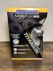 2005 Remington MicroFlex 600 Titanium Shaving System Electric Razor *NEW*