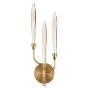 Telbix Lighting Archer 3LT LED Wall Light - Antique Gold