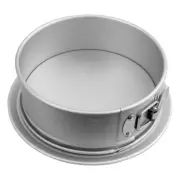 Springform Cake Pan Silver Anodised 23 x 7.5cm Bakemaster Bake Cake Bread