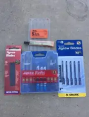 U-Shank Jigsaw Blades assorted lot U Jig Saw blades