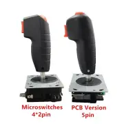 Arcade Game Cabinet Mini Grap Flight Joystick Trigger Top Fire Button Vibration